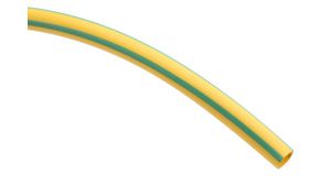 Heat-Shrink Tubing 3:1, 1 ... 3mm, Green / Yellow, Polyolefin, 10m