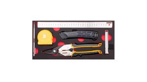 Measuring and Cutting Tool Kit, Number of Tools - 6