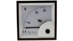 Analoge paneelmeter AC: 0 ... 300 V 68 x 68mm