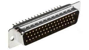 D-Sub Connector, Plug, DD-50, Soldering, Pack of 5 pieces