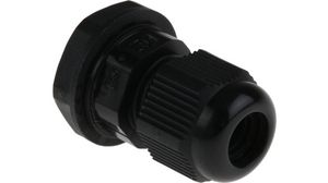 Cable Gland, 3.5 ... 6mm, PG7, Polyamide 6.6, Black