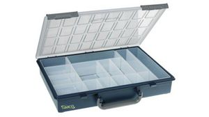 Raaco 15 Cell Blue PP Compartment Box, 57mm x 338mm x 261mm