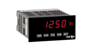 Digitális panelmérő, Nyúlásmérő, 5 számjegy, Karaktermagasság: 14.2mm, 92x45mm, 24 V AC/12 ... 24 VDC