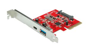 PCIe Adapter, 2x USB 3.1, USB-A / USB-C