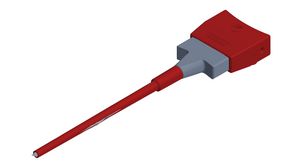 Clamp-type test probe ø 4 mm Red