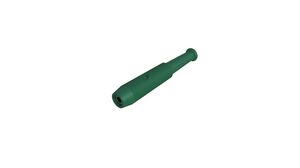 Socket, Green, Tin-Plated, Beryllium Copper, 30 VAC / 60 VDC, 6A