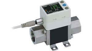 Digitaler Durchflussschalter Wasser 100L/min 10bar 2% 24V G1" Stecker, M8 IP65
