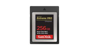 SanDisk 256GB Extreme PRO CFast 2.0 Memory Card - SDCFSP-256G-G46D, Silver