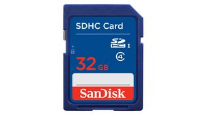 Muistikortti, SD, 32GB, Sininen