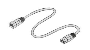 Mains Cable IEC 60320 C14 - IEC 60320 C13, 2.5m, Black