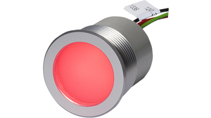 Vícebarevný indikátor Zelená, červená, žlutá 30mm 28V IP67 / IP69K