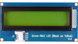 Grove 16 x 2 LCD svart på gult