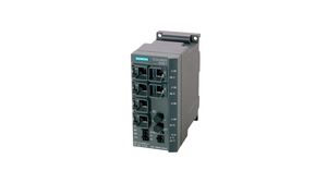 Industrial Ethernet Switch, RJ45 Ports 6, Fibre Ports 1ST, 100Mbps, Managed