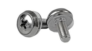 Mounting Screws, M5, 12mm, Nikkelöity teräs, 100 kappaleen pakkaus