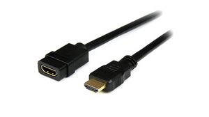 Câble de rallonge vidéo, Fiche mâle HDMI - Prise HDMI, 3840 x 2160, 2m