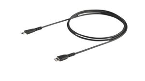Cable, Wtyk USB C - Złącze Apple Lightning, 1m, USB 2.0, Czarny
