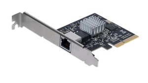 PCI Express Adapter Network Card, 10Gbps, RJ45 100/1000/2.5G/5G Base-T, PCI-E x1