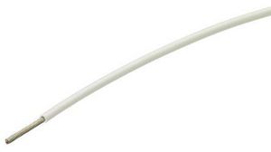 FlexLite Series White 0.35 mm² Hook Up Wire, 22 AWG, 19/0.15 mm, 100m, ETFE Insulation