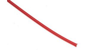 FlexLite Series Red 0.5 mm² Equipment Wire, 20 AWG, 19/0.19 mm, 100m, Polyolefin Insulation