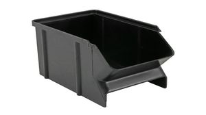 ESD-keräilylaatikko, 160x99x70mm, Polystyreeni, Musta