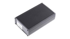 Teko Tekal Series Black Aluminium Enclosure, Grey Lid, 175 x 105.9 x 45.8mm