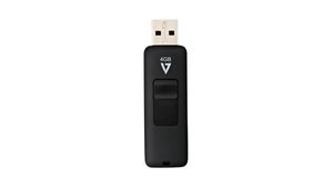 USB Stick, 4GB, USB 2.0, Black