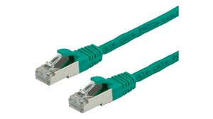 Patch Cable, RJ45 Plug - RJ45 Plug, CAT6, S/FTP, 10m, Green