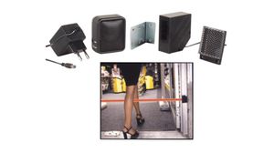 Infrared Alarm System Kit, 7m, Black