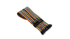 Jumper Cable of 40 Wires, Male to Female, AWG22