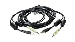 KVM-Kabel, USB / Audio, 3m