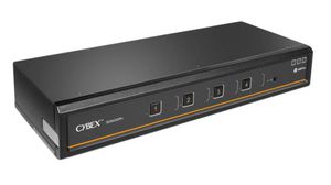 4-Port KVM Switch, DisplayPort / HDMI Combo Socket, USB-A/USB-B