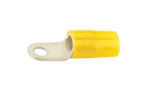 Ring Terminal, Partially Insulated, 4 ... 6mm², M6, Pack of 100 pieces
