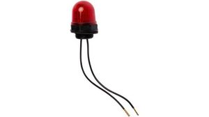 EM 230 Series Red Steady Beacon, 24 V dc, Panel Mount, LED Bulb, IP65