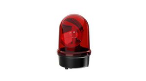 Red Rotating Beacon, 115 ... 230 V, Base Mount, LED Bulb, IP65
