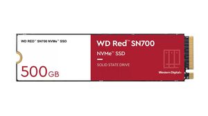 SSD, WD Red SN700, M.2 2280, 500GB, NVMe / PCIe 3.0 x4