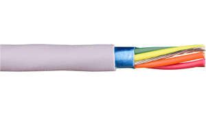 Multicore Cable, FS, mPPE, 6x 0.24mm², 30.5m, Grey