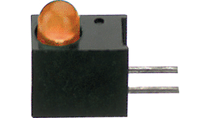 LED dioda pro desku plošných spojů 3 mm Oranžová