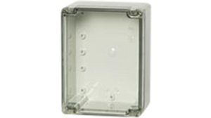 Plastic Enclosure Euronord 160x140x120mm Light Grey / Transparent Polycarbonate IP66 / IP67