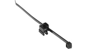 Cable Tie with Edge Clip 200 x 4.6mm, Polyamide 6.6 HS, 225N, Black
