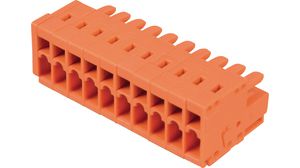 Pluggable Terminal Block, Straight, 3.81mm Pitch, 10 Poles