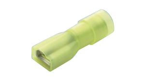 Spade Connector, Insulated, 6.3mm, 4 ... 6mm², Socket, Pack of 100 pieces