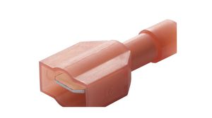Spade Connector, Insulated, 6.3mm, 0.5 ... 1.5mm², Plug, Pack of 50 pieces