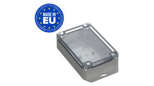 Plastic Enclosure with Clear Lid Universal 150x100x45mm Light Grey ABS / Polycarbonate IP65 / IK07