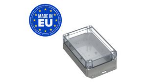 Plastic Enclosure with Clear Lid Universal 180x120x60mm Light Grey ABS / Polycarbonate IP65 / IK07