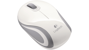 Wireless Mouse M187 1000dpi Optical Ambidextrous Grey / White