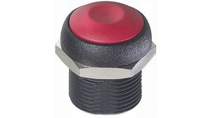 Push-button Switch OFF-(ON) 1NO Panel Mount Black / Red