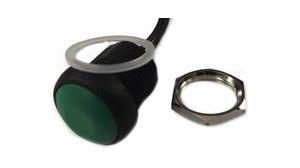 Push-button Switch OFF-(ON) 1NO Cable Mount Black / Green
