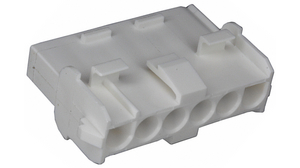 Receptacle housing, Straight, 6.35 mm, 6 Pole