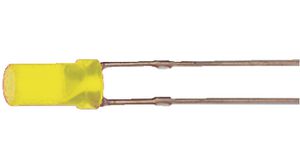 LED 590nm Żółty Układ promieniowy