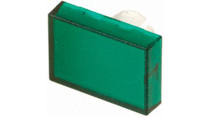 Cap Rectangular Green Transparent Plastic 61 Series Switches